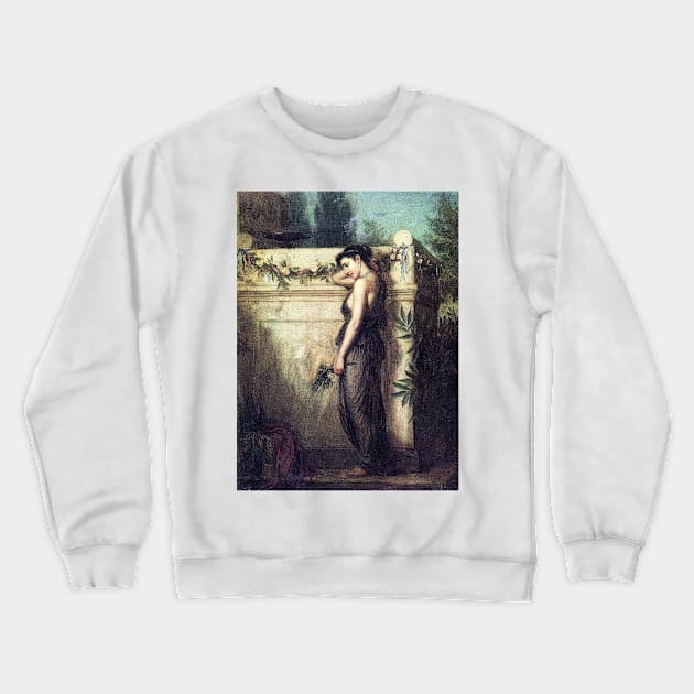 Gone But Not Forgotten - John William Waterhouse Crewneck Sweatshirt by forgottenbeauty